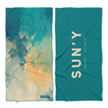 SUNY Microfiber Beach Towel: Beach Collection - Quick Dry Sand Free Beach Towel Compact Travel Towel Lightweight - Large Beach Towel (63” x 31.5”) Laguna Beach
